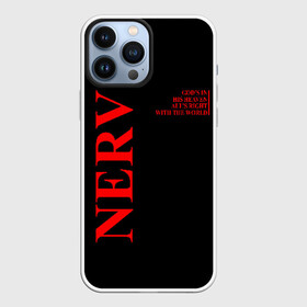 Чехол для iPhone 13 Pro Max с принтом Nerv logo в Курске,  |  | Тематика изображения на принте: angel | eva | evangelion | neon genesis evangelion | nerv | аска лэнгли сорью | ева | евангелион | мисато кацураги | рей аянами | синдзи