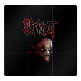 Магнитный плакат 3Х3 с принтом Slipknot Jay в Курске, Полимерный материал с магнитным слоем | 9 деталей размером 9*9 см | band | creepy | drum | drummer | jay | mask | metal | rock | scary | slipknot | слипкнот