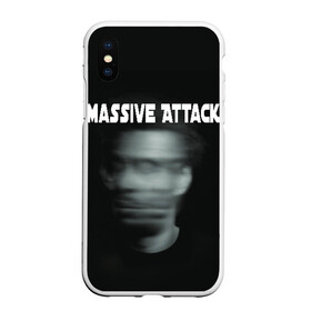 Чехол для iPhone XS Max матовый с принтом Massive Attack в Курске, Силикон | Область печати: задняя сторона чехла, без боковых панелей | Тематика изображения на принте: грант маршалл | роберт дель ная | трип хоп