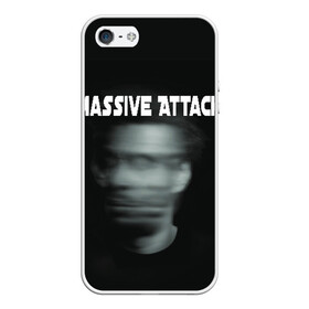 Чехол для iPhone 5/5S матовый с принтом Massive Attack в Курске, Силикон | Область печати: задняя сторона чехла, без боковых панелей | Тематика изображения на принте: грант маршалл | роберт дель ная | трип хоп