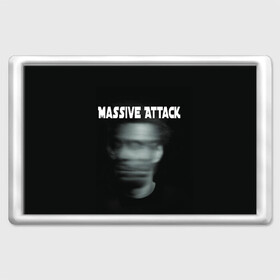 Магнит 45*70 с принтом Massive Attack в Курске, Пластик | Размер: 78*52 мм; Размер печати: 70*45 | Тематика изображения на принте: грант маршалл | роберт дель ная | трип хоп