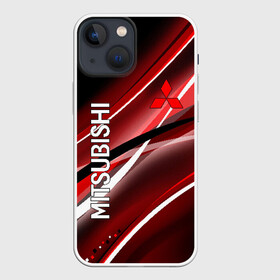 Чехол для iPhone 13 mini с принтом MITSUBISHI | МИТСУБИСИ в Курске,  |  | mitsubishi | sport | митсубиси | митсубиши | спорт