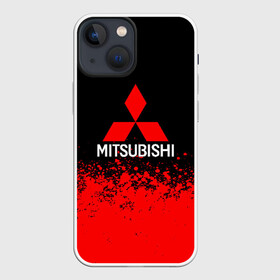 Чехол для iPhone 13 mini с принтом MITSUBISHI в Курске,  |  | mitsubishi | sport | митсубиси | митсубиши | спорт
