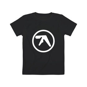 Детская футболка хлопок с принтом Aphex Twin в Курске, 100% хлопок | круглый вырез горловины, полуприлегающий силуэт, длина до линии бедер | intelligent dance music | драм энд бэйс | ричард дэвид джеймс | техно | эйсид | эмбиент