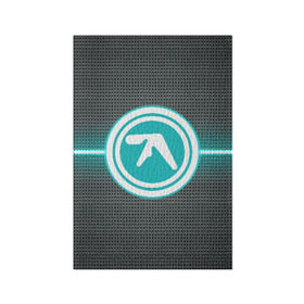 Обложка для паспорта матовая кожа с принтом Aphex Twin в Курске, натуральная матовая кожа | размер 19,3 х 13,7 см; прозрачные пластиковые крепления | intelligent dance music | драм энд бэйс | ричард дэвид джеймс | техно | эйсид | эмбиент