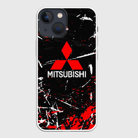 Чехол для iPhone 13 mini с принтом MITSUBISHI в Курске,  |  | mitsubishi | sport | митсубиси | митсубиши | спорт