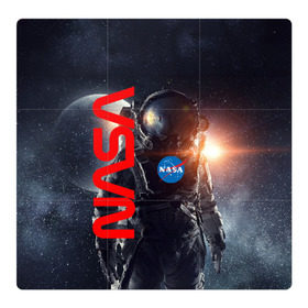 Магнитный плакат 3Х3 с принтом Nasa Apollo 16 в Курске, Полимерный материал с магнитным слоем | 9 деталей размером 9*9 см | apollo 16 | apolo 16 | nasa | аполон 16 | наса | насса