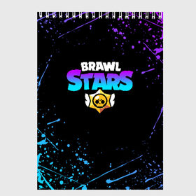 Скетчбук с принтом BRAWL STARS в Курске, 100% бумага
 | 48 листов, плотность листов — 100 г/м2, плотность картонной обложки — 250 г/м2. Листы скреплены сверху удобной пружинной спиралью | brawl stars | bull | colt | games | leon | stars | берли | бо | брок | джесси | динамайк | дэррил | игры | кольт | леон | нита | пайпер | пенни | поко | пэм | рикошет | спайк | тара | фрэнк | шелли | эль примо