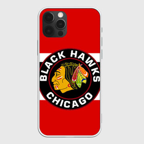 Чехол для iPhone 12 Pro Max с принтом Chicago Blackhawks в Курске, Силикон |  | Тематика изображения на принте: blackhawks | chicago | индеец | чикаго блээкхокс