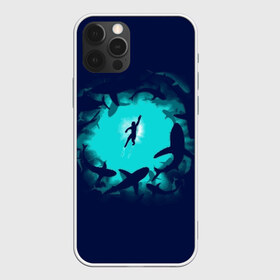 Чехол для iPhone 12 Pro Max с принтом Swimming in the sea в Курске, Силикон |  | dive | diving | swim | swimming | synchronized swimming | водный спорт | дайвинг | плавание | пловец | синхронное плавание | спорт