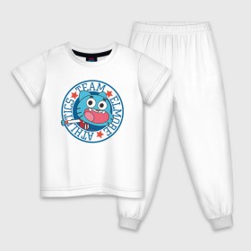 Детская пижама хлопок с принтом Athletics team Elmore в Курске, 100% хлопок |  брюки и футболка прямого кроя, без карманов, на брюках мягкая резинка на поясе и по низу штанин
 | 
