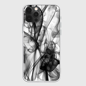 Чехол для iPhone 12 Pro Max с принтом SMOKE ABSTRACTION в Курске, Силикон |  | Тематика изображения на принте: abstraction | smoke | абстракция | дым | огонь.