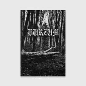 Обложка для паспорта матовая кожа с принтом Burzum в Курске, натуральная матовая кожа | размер 19,3 х 13,7 см; прозрачные пластиковые крепления | burzum | ghotic | варг викернес | мрак | тьма