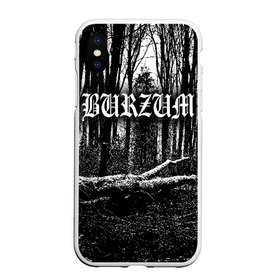 Чехол для iPhone XS Max матовый с принтом Burzum в Курске, Силикон | Область печати: задняя сторона чехла, без боковых панелей | Тематика изображения на принте: burzum | ghotic | варг викернес | мрак | тьма