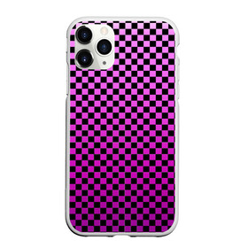 Чехол для iPhone 11 Pro Max матовый с принтом Checkerboard Color в Курске, Силикон |  | checkerboard | gradient | бойчик | в клетку | в клеточку | градиент | клетка | музыка | орнамент | френдзона | шахматная доска | шашки