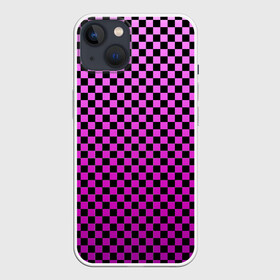 Чехол для iPhone 13 с принтом Checkerboard Color в Курске,  |  | checkerboard | gradient | бойчик | в клетку | в клеточку | градиент | клетка | музыка | орнамент | френдзона | шахматная доска | шашки