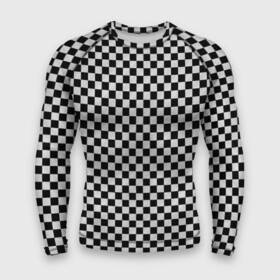 Мужской рашгард 3D с принтом Checkerboard Color в Курске,  |  | checkerboard | gradient | бойчик | в клетку | в клеточку | градиент | клетка | музыка | орнамент | френдзона | шахматная доска | шашки