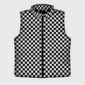 Мужской жилет утепленный 3D с принтом Checkerboard Color в Курске,  |  | checkerboard | gradient | бойчик | в клетку | в клеточку | градиент | клетка | музыка | орнамент | френдзона | шахматная доска | шашки