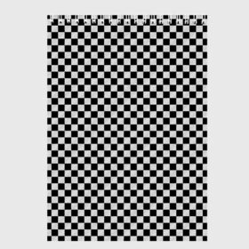 Скетчбук с принтом Checkerboard Color в Курске, 100% бумага
 | 48 листов, плотность листов — 100 г/м2, плотность картонной обложки — 250 г/м2. Листы скреплены сверху удобной пружинной спиралью | Тематика изображения на принте: checkerboard | gradient | бойчик | в клетку | в клеточку | градиент | клетка | музыка | орнамент | френдзона | шахматная доска | шашки