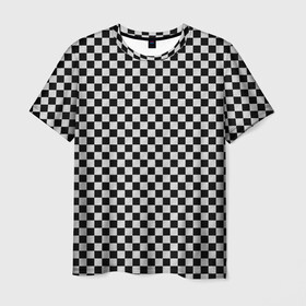 Мужская футболка 3D с принтом Checkerboard Color  в Курске, 100% полиэфир | прямой крой, круглый вырез горловины, длина до линии бедер | Тематика изображения на принте: checkerboard | gradient | бойчик | в клетку | в клеточку | градиент | клетка | музыка | орнамент | френдзона | шахматная доска | шашки
