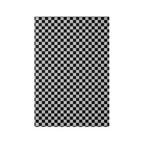 Обложка для паспорта матовая кожа с принтом Checkerboard Color  в Курске, натуральная матовая кожа | размер 19,3 х 13,7 см; прозрачные пластиковые крепления | checkerboard | gradient | бойчик | в клетку | в клеточку | градиент | клетка | музыка | орнамент | френдзона | шахматная доска | шашки