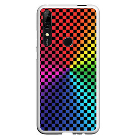 Чехол для Honor P Smart Z с принтом Checkerboard Color в Курске, Силикон | Область печати: задняя сторона чехла, без боковых панелей | checkerboard | gradient | бойчик | в клетку | в клеточку | градиент | клетка | музыка | орнамент | френдзона | шахматная доска | шашки