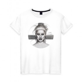 Женская футболка хлопок с принтом Yolandi Die Antwoord в Курске, 100% хлопок | прямой крой, круглый вырез горловины, длина до линии бедер, слегка спущенное плечо | dieantwoord | yolandi | парнаяфутболка | подарок