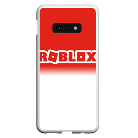 Чехол для Samsung S10E с принтом Roblox в Курске, Силикон | Область печати: задняя сторона чехла, без боковых панелей | game | gamer | logo | minecraft | simulator | игра | конструктор | лого | симулятор | строительство | фигура