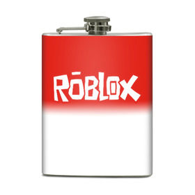 Фляга с принтом Roblox в Курске, металлический корпус | емкость 0,22 л, размер 125 х 94 мм. Виниловая наклейка запечатывается полностью | 