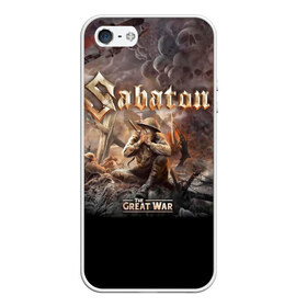 Чехол для iPhone 5/5S матовый с принтом Sabaton в Курске, Силикон | Область печати: задняя сторона чехла, без боковых панелей | battle metal | primo victoria | sabaton | the art of war | the great war | группа | йоаким броден | латный ботинок | метал | пауэр | рыцарские доспехи | сабатон | собатон | хэви