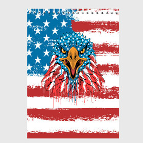 Скетчбук с принтом American Eagle в Курске, 100% бумага
 | 48 листов, плотность листов — 100 г/м2, плотность картонной обложки — 250 г/м2. Листы скреплены сверху удобной пружинной спиралью | Тематика изображения на принте: america | amerika | bird | eagle | flag | usa | америка | американский | орел | птица | соединенные | сша | флаг | штаты