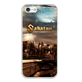 Чехол для iPhone 5/5S матовый с принтом Sabaton в Курске, Силикон | Область печати: задняя сторона чехла, без боковых панелей | battle metal | primo victoria | sabaton | the art of war | the great war | группа | йоаким броден | латный ботинок | метал | пауэр | рыцарские доспехи | сабатон | собатон | хэви