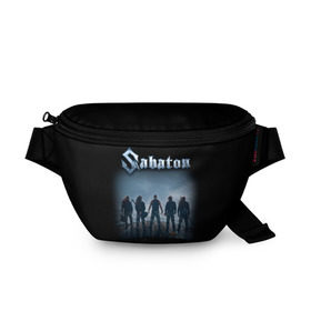 Поясная сумка 3D с принтом Sabaton в Курске, 100% полиэстер | плотная ткань, ремень с регулируемой длиной, внутри несколько карманов для мелочей, основное отделение и карман с обратной стороны сумки застегиваются на молнию | battle metal | primo victoria | sabaton | the art of war | the great war | группа | йоаким броден | латный ботинок | метал | пауэр | рыцарские доспехи | сабатон | собатон | хэви