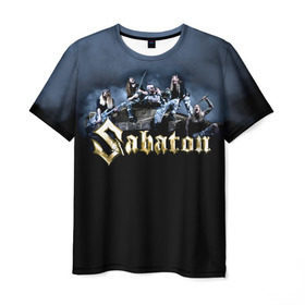 Мужская футболка 3D с принтом Sabaton в Курске, 100% полиэфир | прямой крой, круглый вырез горловины, длина до линии бедер | battle metal | primo victoria | sabaton | the art of war | the great war | группа | йоаким броден | латный ботинок | метал | пауэр | рыцарские доспехи | сабатон | собатон | хэви