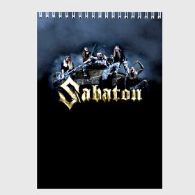 Скетчбук с принтом Sabaton в Курске, 100% бумага
 | 48 листов, плотность листов — 100 г/м2, плотность картонной обложки — 250 г/м2. Листы скреплены сверху удобной пружинной спиралью | battle metal | primo victoria | sabaton | the art of war | the great war | группа | йоаким броден | латный ботинок | метал | пауэр | рыцарские доспехи | сабатон | собатон | хэви