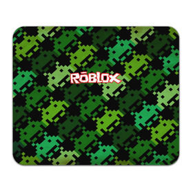 Коврик для мышки прямоугольный с принтом ROBLOX в Курске, натуральный каучук | размер 230 х 185 мм; запечатка лицевой стороны | game | gamer | logo | minecraft | roblox | simulator | игра | конструктор | лого | симулятор | строительство | фигура