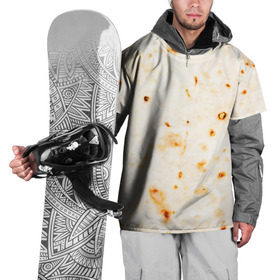 Накидка на куртку 3D с принтом ЛАВАШ в Курске, 100% полиэстер |  | лаваш | хлеб | шаурма