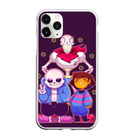 Чехол для iPhone 11 Pro матовый с принтом Персонажи Undertale в Курске, Силикон |  | Тематика изображения на принте: battle | chara | comics | frisk | sans | simulator | undertale | undertale 2 | андертейл | игра | комикс | папирус | санс | симулятор | скелет | сэнс | ундертэйл | фриск | чары