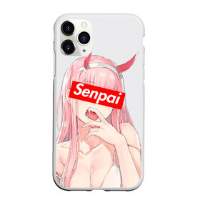 Чехол для iPhone 11 Pro матовый с принтом Senpai 02 в Курске, Силикон |  | 02 | ahegao | anime | darling in the franxx | franxx | manga | senpai | аниме | ахегао | манга | милый во франксе | сенпай | франкс