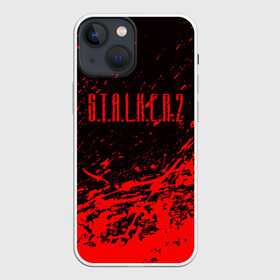 Чехол для iPhone 13 mini с принтом S.T.A.L.K.E.R. 2 в Курске,  |  | bandit | chernobyl | pripyat | s.t.a.l.k.e.r. 2 | shadow of chernobyl | stalker | stalker 2 | бандиты | меченый | припять | сталкер | сталкер 2 | тени чернобыля | чернобыль | чистое небо