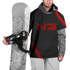 Накидка на куртку 3D с принтом N7 в Курске, 100% полиэстер |  | bioware | fantastic | game | john shepard | n7 | normandy | reapers | sci fi | turian | джон шепард | жнецы | турианец