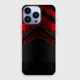 Чехол для iPhone 13 Pro с принтом Black  Red Metal в Курске,  |  | metal | texture | абстракция | камень | лава | метал | текстура | черная