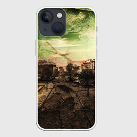 Чехол для iPhone 13 mini с принтом STALKER в Курске,  |  | chernobyl | game | games | gsc | logo | s.t.a.l.k.e.r. | stalker | stalker 2 | stalker2 | world | игра | игры | лого | противогаз | с.т.а.л.к.е.р. | символ | сталкер | сталкер 2 | сталкер2 | чернобыль