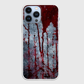 Чехол для iPhone 13 Pro Max с принтом Кровь на металле в Курске,  |  | blood | bloody | horror | texture | абстракция | брызги | в крови | краска | красная краска | кровавая | кровь | текстура | ужас