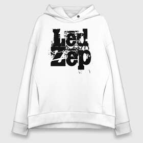 Женское худи Oversize хлопок с принтом LedZep в Курске, френч-терри — 70% хлопок, 30% полиэстер. Мягкий теплый начес внутри —100% хлопок | боковые карманы, эластичные манжеты и нижняя кромка, капюшон на магнитной кнопке | led | led zep | led zeppelin | ledzep | lz | zoso | группа | джимми пейдж | джон генри бонэм | джон пол джонс | зосо | лед зепелен | лед зеппелин | ледзепелен | ледзеппелин | роберт плант | рок