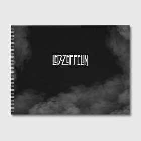 Альбом для рисования с принтом Led Zeppelin в Курске, 100% бумага
 | матовая бумага, плотность 200 мг. | led zeppelin | лед зеппелин