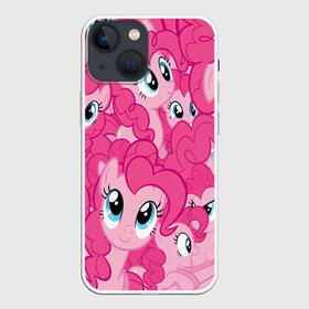 Чехол для iPhone 13 mini с принтом ПОНИ в Курске,  |  | my little pony | pinkie pie | scootaloo | spike | sweaty balls | искорка | крошка бель | маленькие пони | мульфтфильм | пони | скутолу | эппл блум