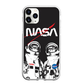 Чехол для iPhone 11 Pro матовый с принтом Nasa cats austronaut в Курске, Силикон |  | cats austronaut | nasa | space | космос | кот космонавт | наса | насса