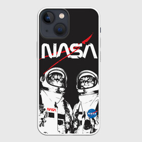 Чехол для iPhone 13 mini с принтом Nasa cats austronaut в Курске,  |  | cats austronaut | nasa | space | космос | кот космонавт | наса | насса