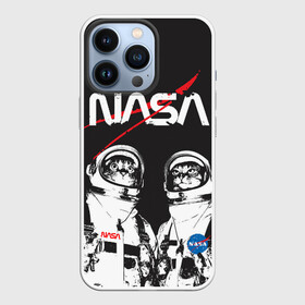 Чехол для iPhone 13 Pro с принтом Nasa cats austronaut в Курске,  |  | Тематика изображения на принте: cats austronaut | nasa | space | космос | кот космонавт | наса | насса